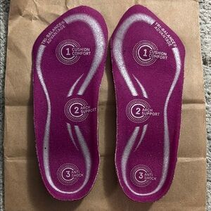 Women's Purple Shoe Insoles